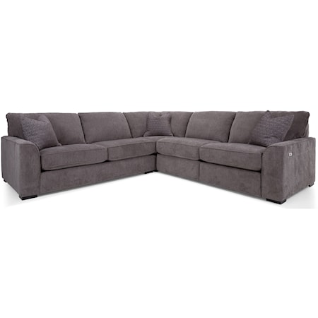 3-Piece Reclining Sectional Sofa with Storage