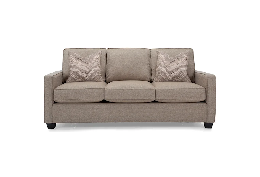 Lara Queen Sofa Sleeper by Taelor Designs at Bennett's Furniture and Mattresses