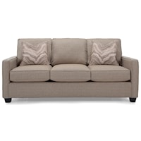 Contemporary Queen Sofa Sleeper with Track Arms