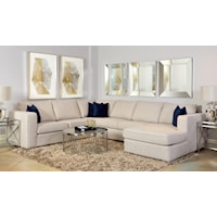 Contemporary Customizable Sectional with Chaise