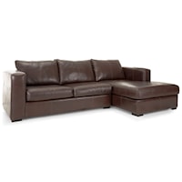 Contemporary Customizable Sofa with Chaise