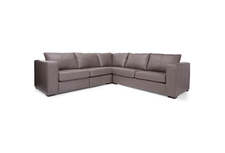2900 L-Shape Power Reclining Sectional by Decor-Rest at Johnny Janosik