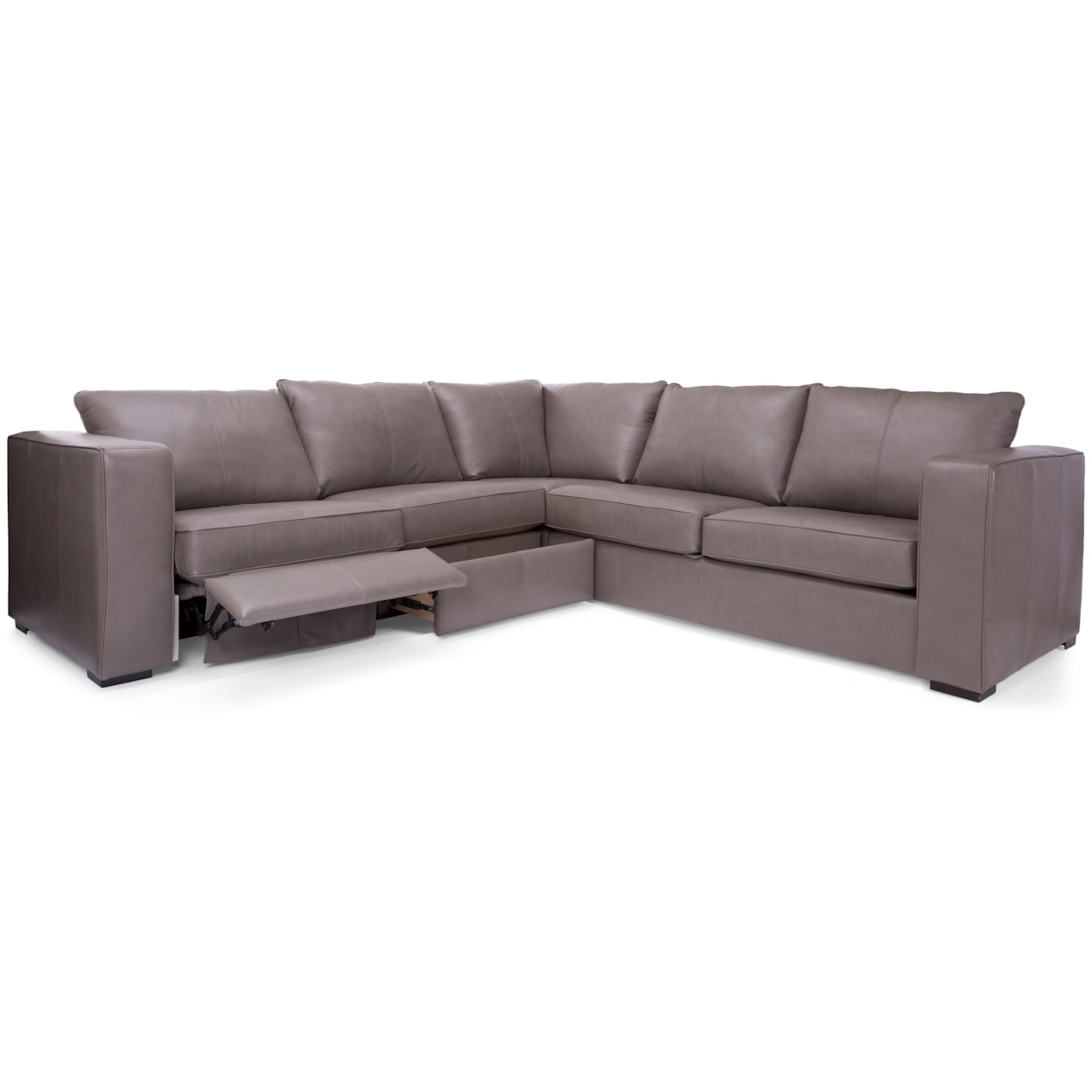 Taelor Designs Braden L-Shape Power Reclining Sectional