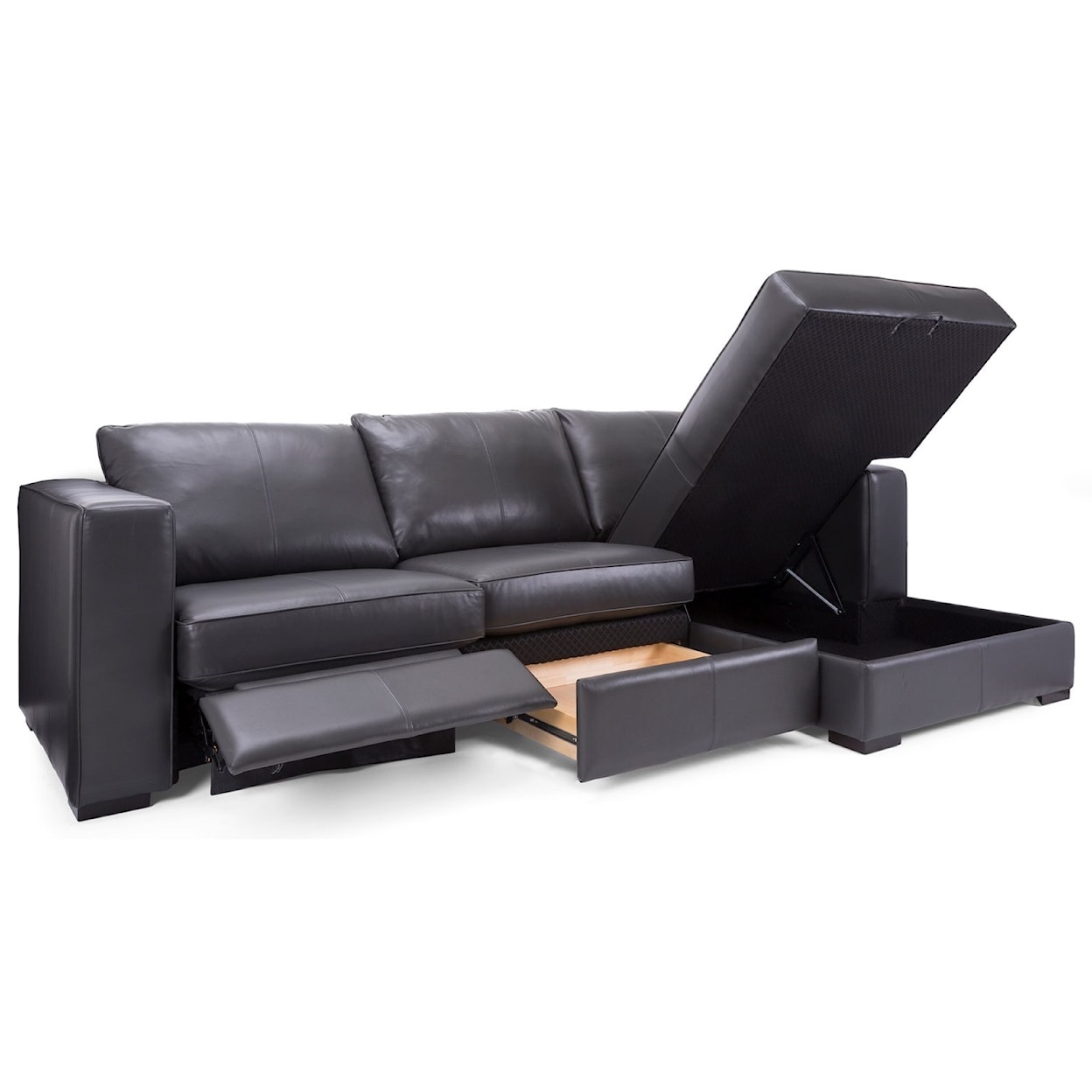 Taelor Designs Braden Reclining Sofa with Chaise