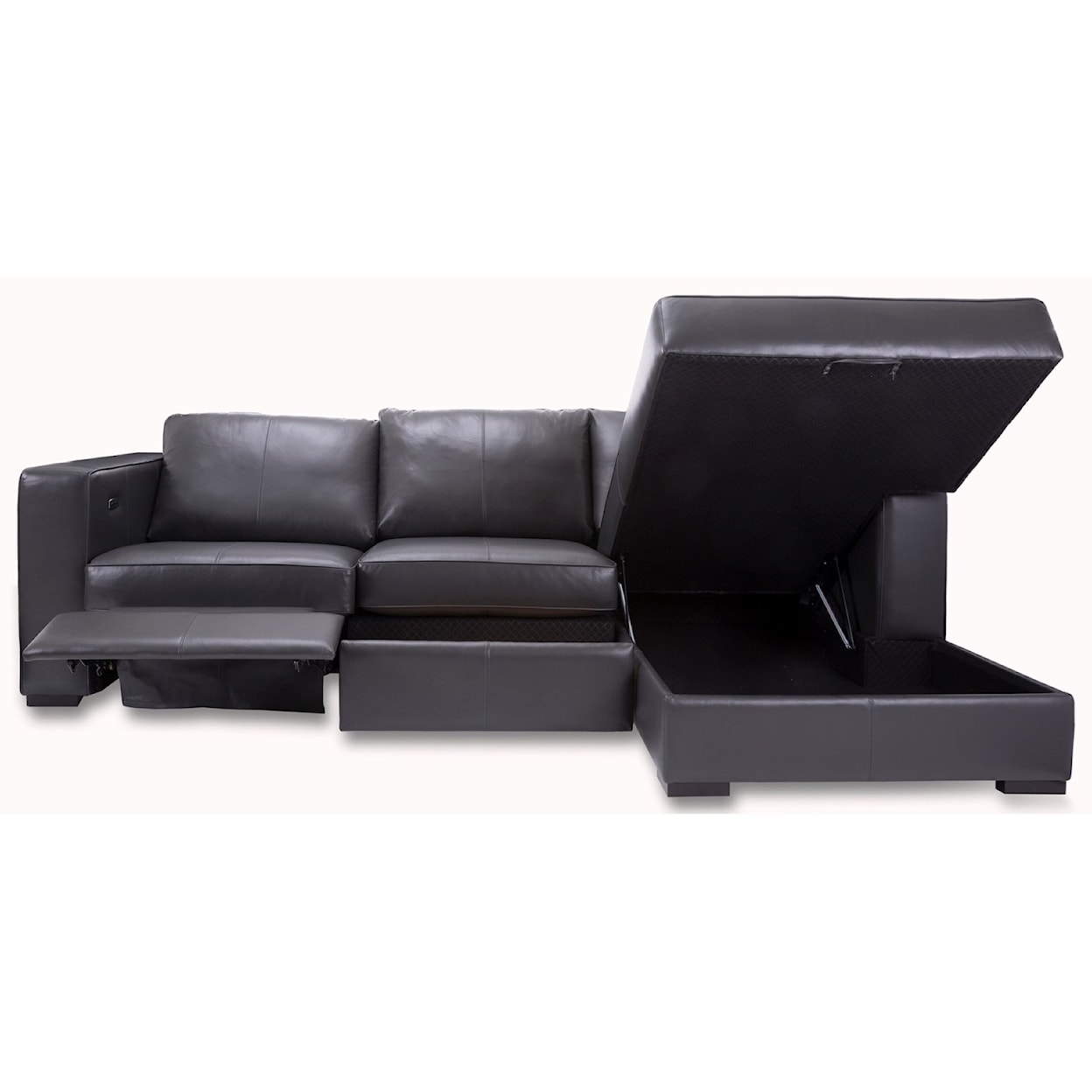 Taelor Designs Braden Reclining Sofa with Chaise