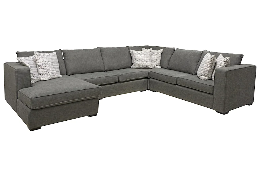 2900 2900W 4pc. Sect in Dusky Graphite by Decor-Rest at Upper Room Home Furnishings