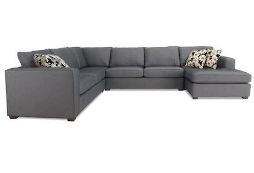 Braden Sectional Sofa by Taelor Designs at Bennett's Furniture and Mattresses