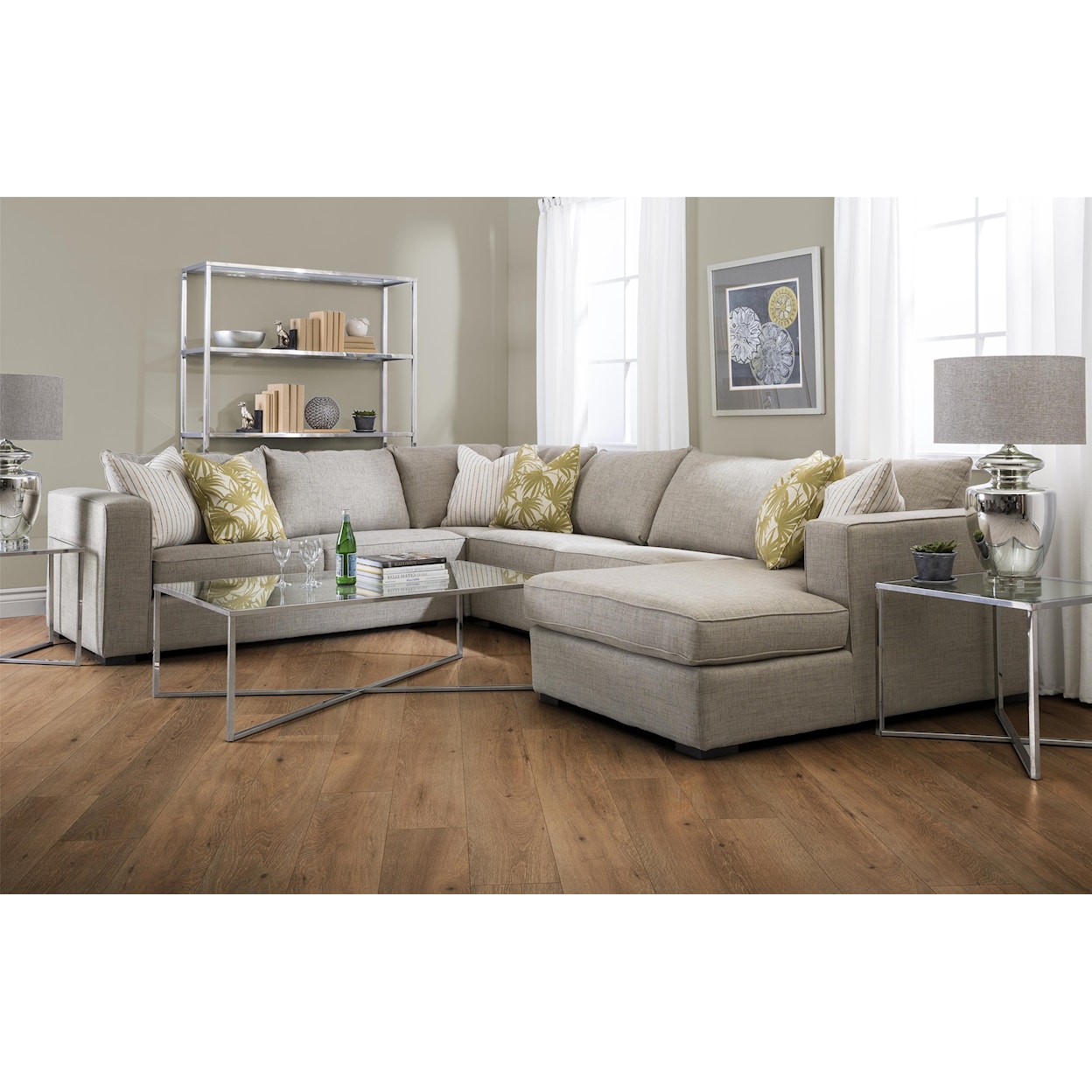 Taelor Designs Braden Sectional Sofa