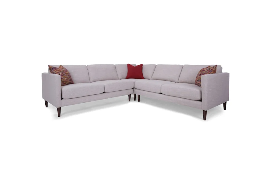 2M3 L-Shaped Sectional by Decor-Rest at Fine Home Furnishings