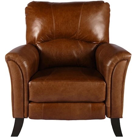 Leather Pushback Chair
