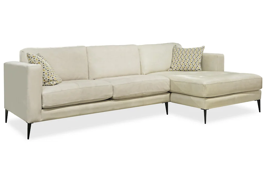 3795 Montana White Sectional by Decor-Rest at Upper Room Home Furnishings