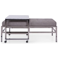 Contemporary Upholstered Ottoman Bench