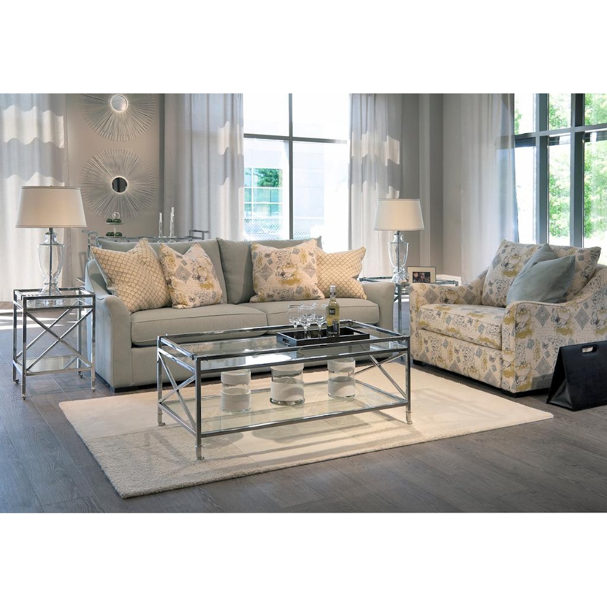 Decor-Rest 7112 Series Stationary Living Room Group