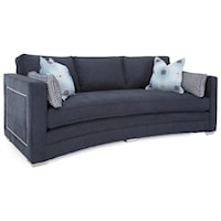 Conversation Sofa with Nailhead Trim