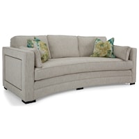 Conversation Sofa with Nailhead Trim