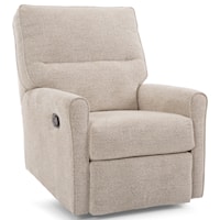 Glider Recliner with Channel Back
