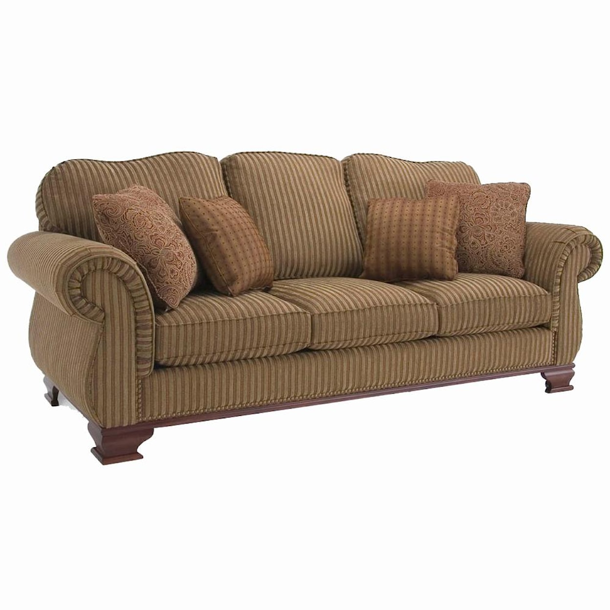 Decor-Rest Upholstered Accents Traditional Sofa