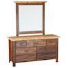 Deer Valley Woodworking Timber Creek 7 Drawer Dresser & Mirror