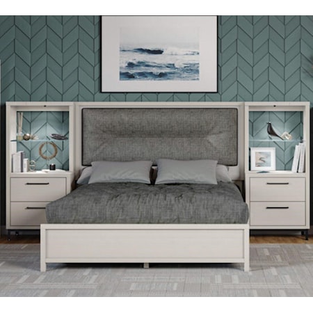 4 Piece Queen Panel Bedroom Set