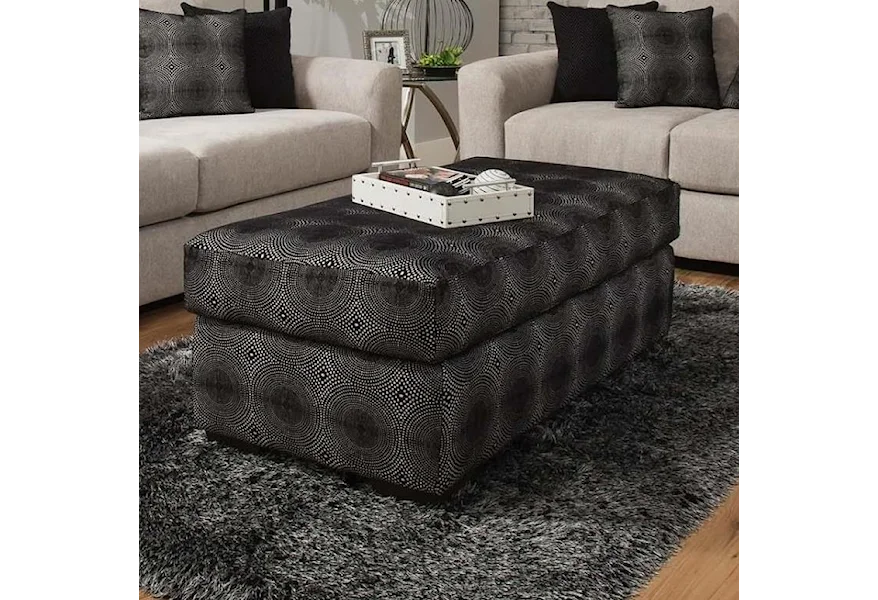 4100 Cocktail Ottoman by Delta Furniture Manufacturing at Dream Home Interiors