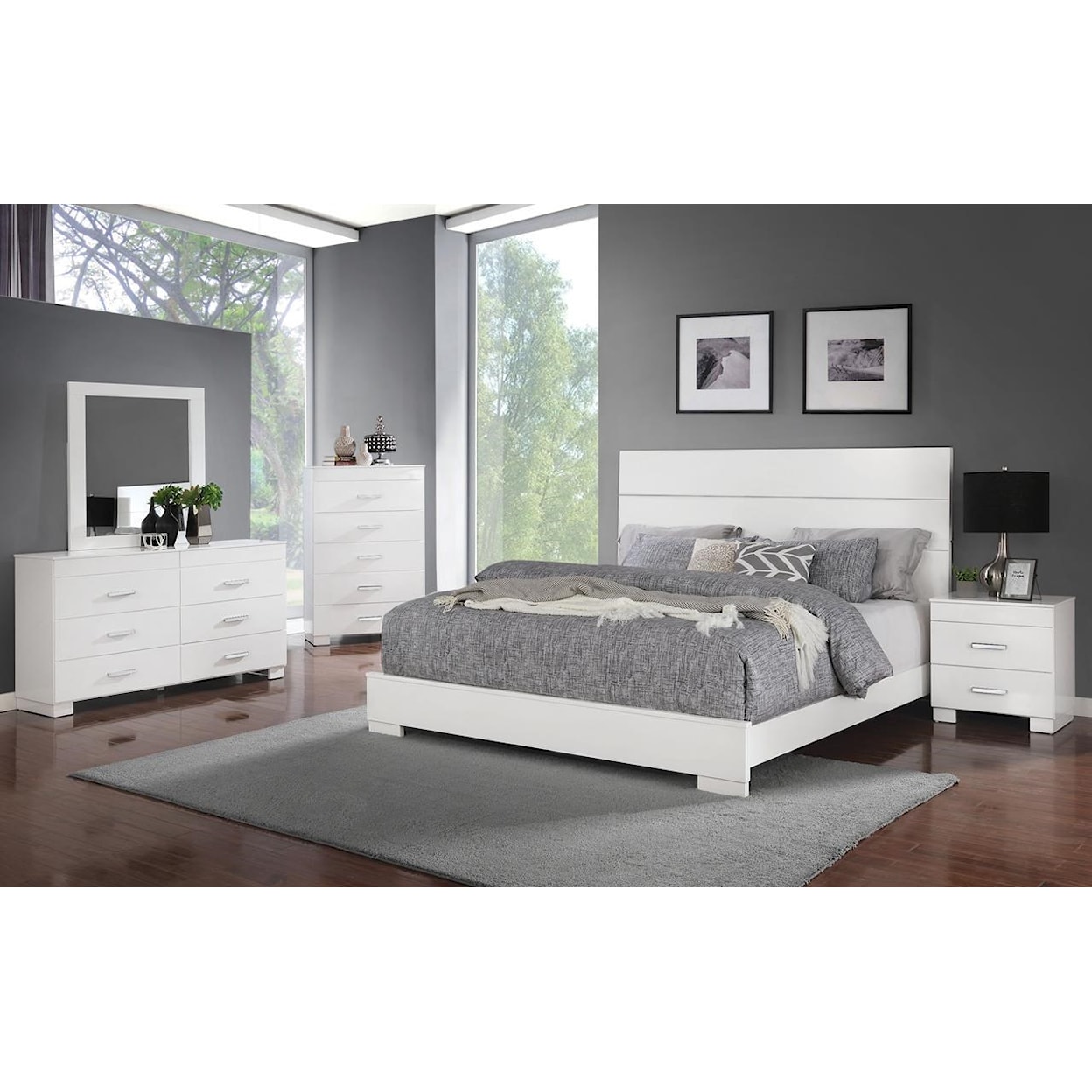 Exclusive Adler 5pc Queen Bedroom Group