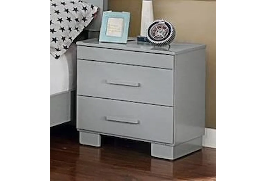 Adler Nightstand Grey by Exclusive at Del Sol Furniture