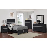 5pc Full Bedroom Group Graphite