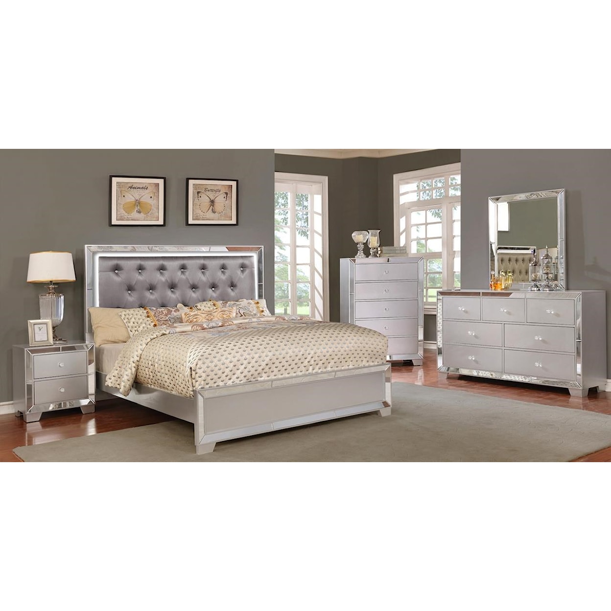 Exclusive Nella 5pc Queen Bedroom Group