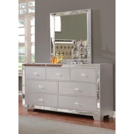 Dresser and Mirror