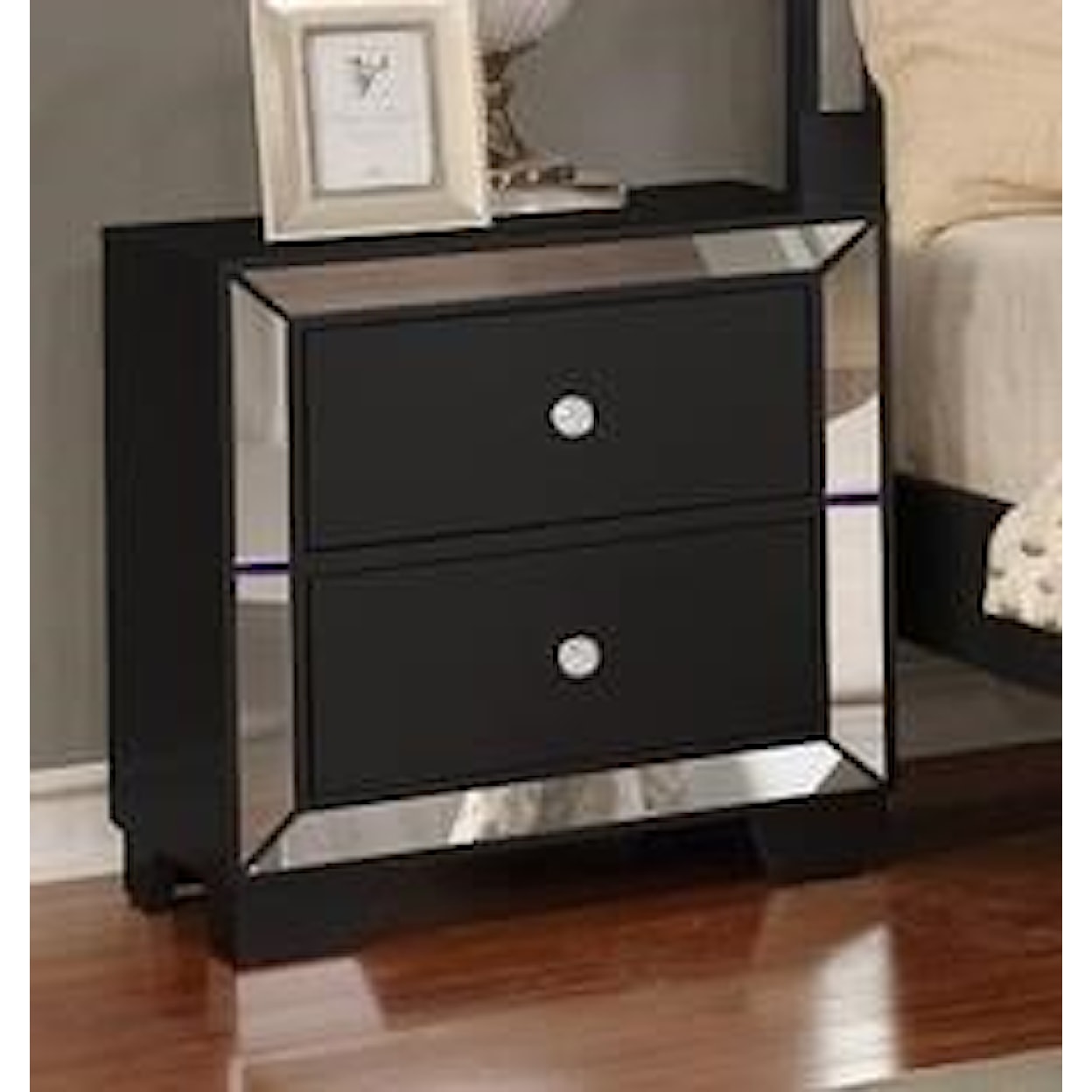 Exclusive Nella Nightstand Black