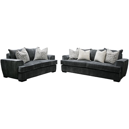 2PC Sofa and LoveSeat