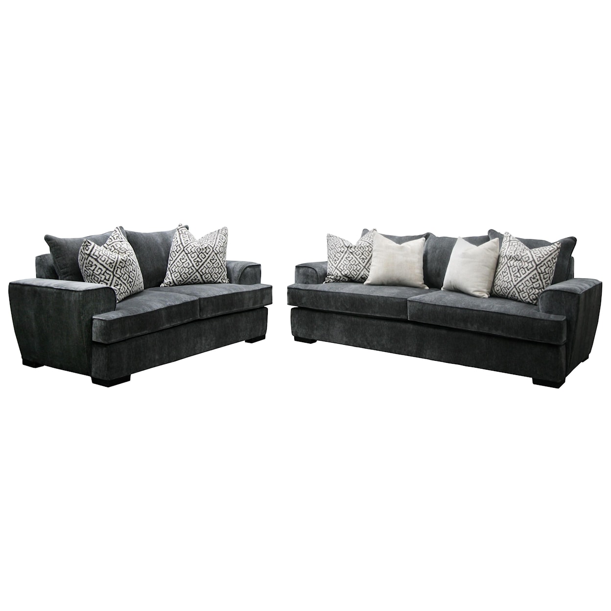 Exclusive JEFFERSON 2PC Sofa and LoveSeat