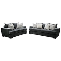 2PC Sofa and LoveSeat