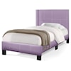 Exclusive Reina Twin  Upholstered Bed Purple