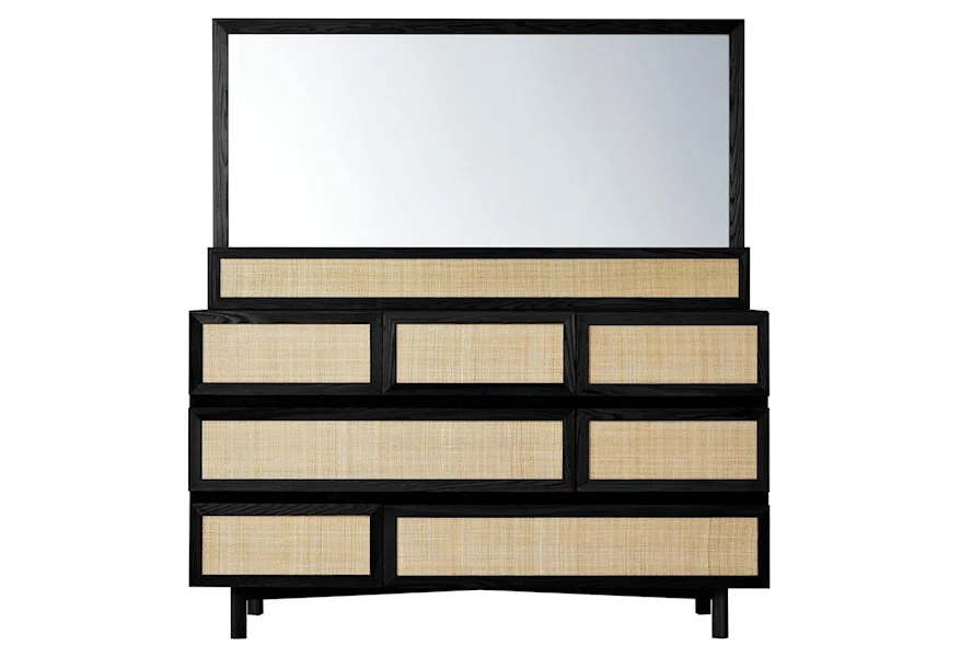 Java Dresser Mirror by Design Evolution at HomeWorld Furniture