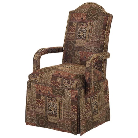 Chandler Skirted Arm Chair