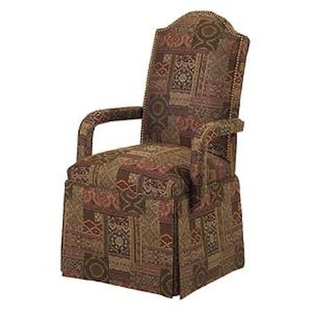 Chandler Skirted Arm Chair