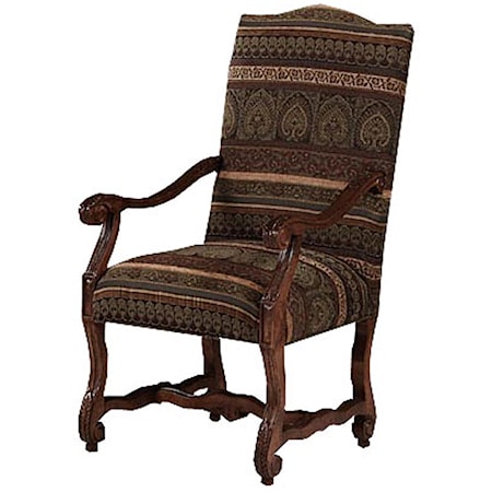 Strasbourg Carved Arm Chair