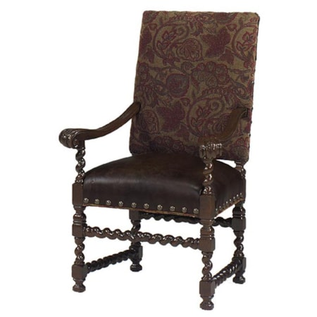 Canterbury Barley Twist Arm Chair