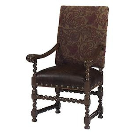 Canterbury Barley Twist Arm Chair