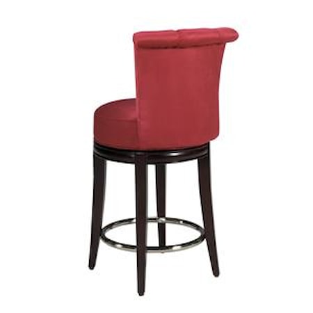 Seneca Channel Back Swivel Stool