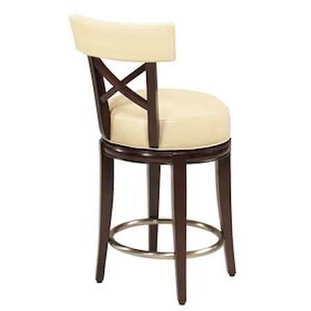 Callaway 'X' Back Swivel Dining Stool
