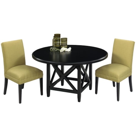 Cameron Table with Wood Top