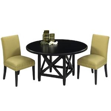 Cameron Table with Wood Top
