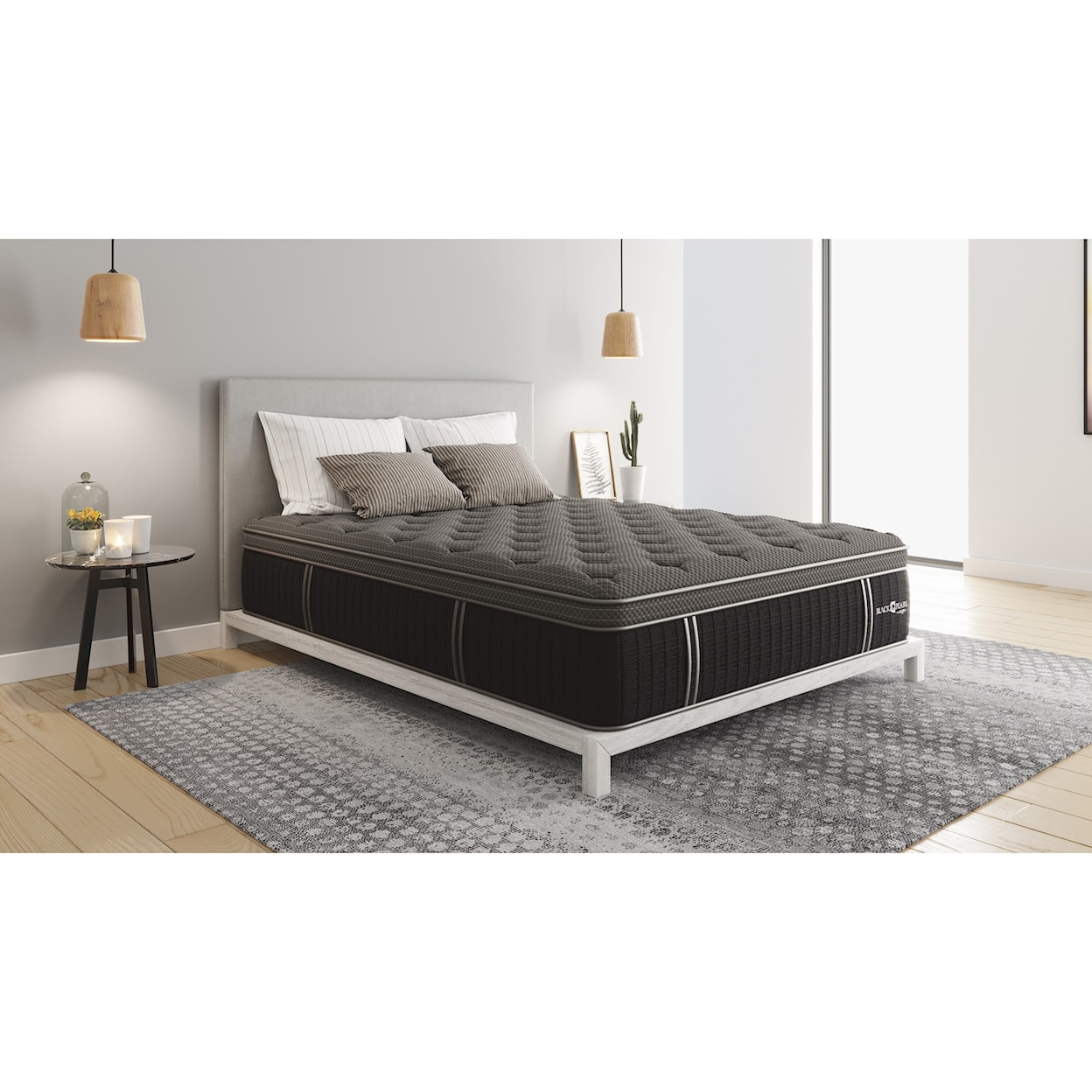 Sleep Shop Mattress Black Pearl Firm ET King 15" Firm ET Pocketed Coil Mattress