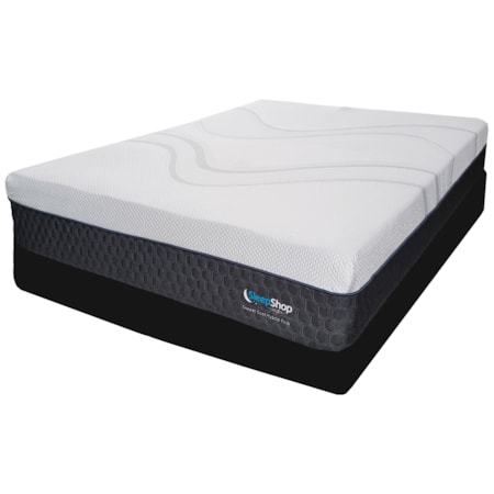 Full Hybrid Cooling Med Firm Mattress Set