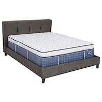 California King Plush Euro Top Mattress and Low Profile Foundation