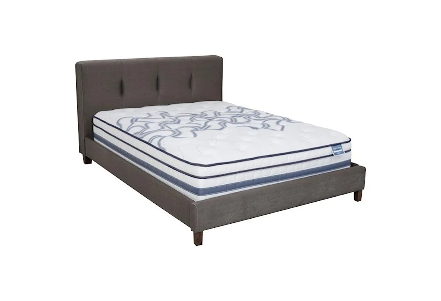Dream Holiday Euro Top Twin Med. Firm Low Profile Mattress Set by Diamond Mattress at Reeds Furniture