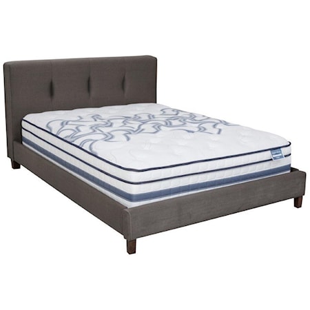 Twin Med. Firm Low Profile Mattress Set