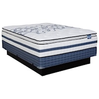 Twin Extra Long Plush Pillow Top Mattress and Foundation